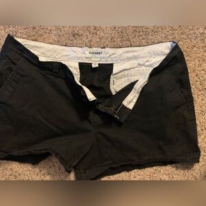 Black old navy shorts